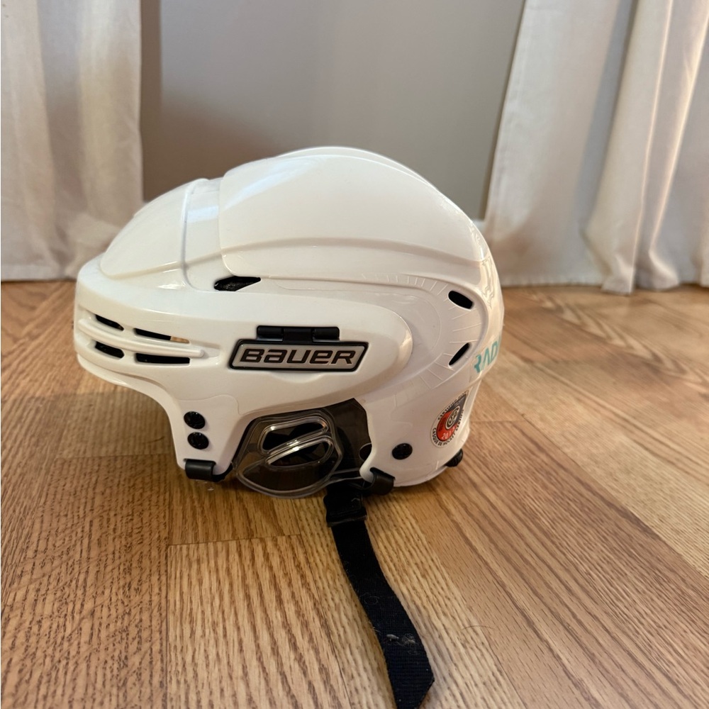 Bauer White Ice Hockey Helmet